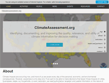 Tablet Screenshot of climateassessment.org